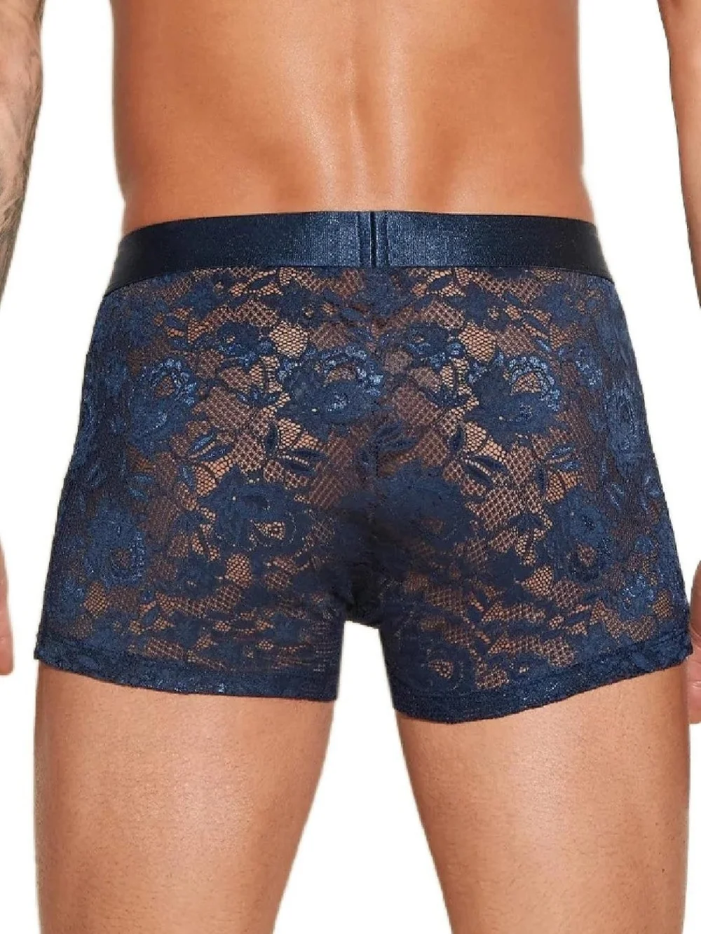 Cosabella Navy Lace Boxer Briefs for Men